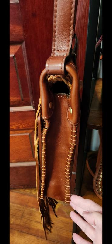 Leather whipstitching