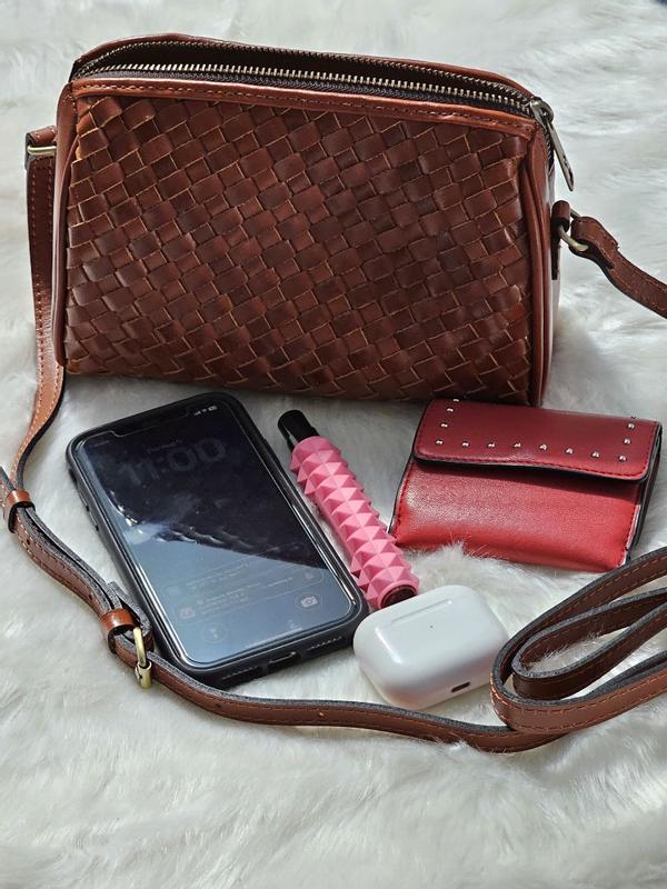 Romy Crossbody - Hand Stained Woven – Patricia Nash