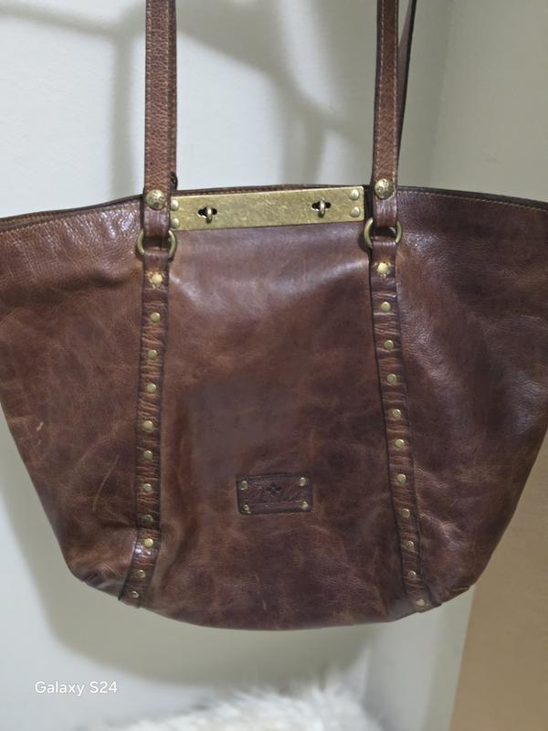 Benvenuto Tote Vintage Distressed Leather Patricia Nash