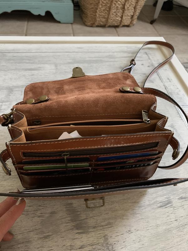 Crossbody organizer purse outlet with built in wallet