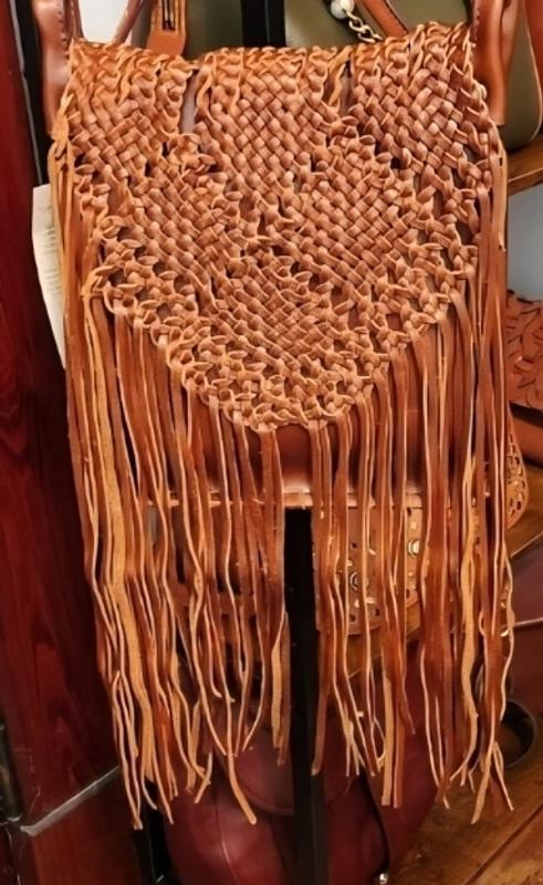 I had just unboxed this and the fringe was a bit folded but later it straightened out.