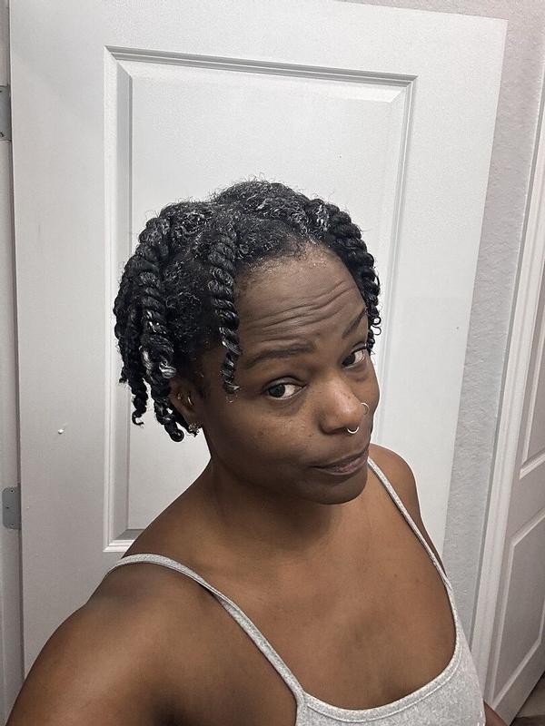 Customer photo for "Thee best for my medium dense hair"