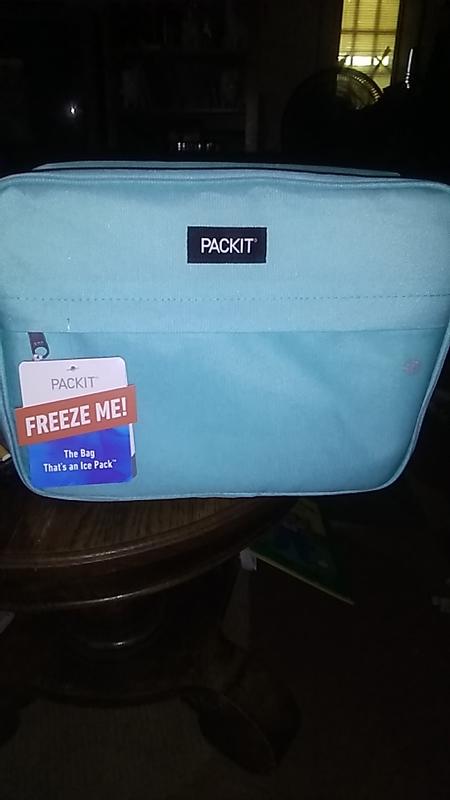 PackIt 15 Can Freezable Zuma Lunch Bag Soft Side Cooler - Black 