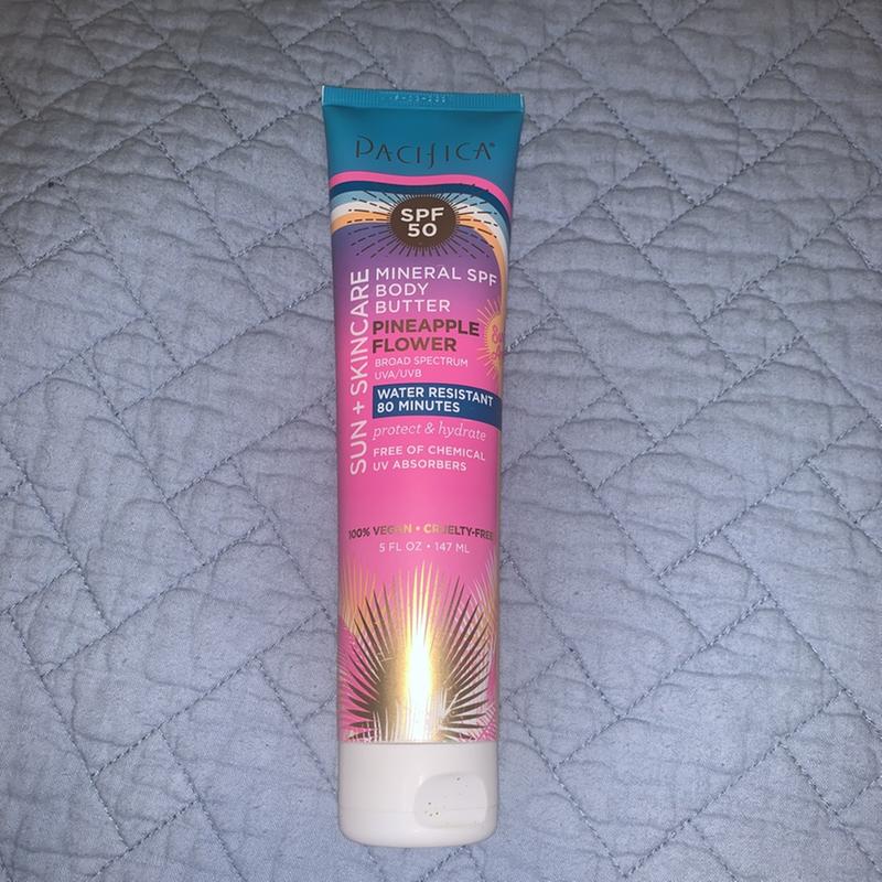 pacifica mineral spf body butter