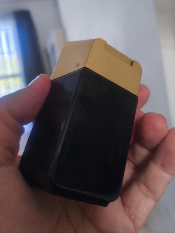 Customer photo for "Liquid Gold Luxury, Sweet, Sensual, and Impossible to Ignore."