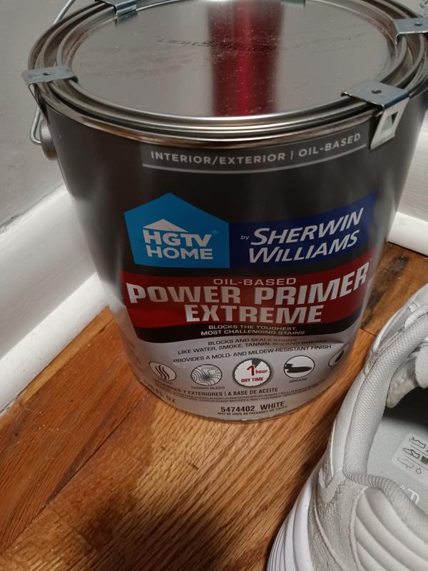 HGTV Home by Sherwin-Williams Power Interior/Exterior Multi-Purpose Water-Based Wall and Ceiling Primer (1-Gallon) | HP5474395-16