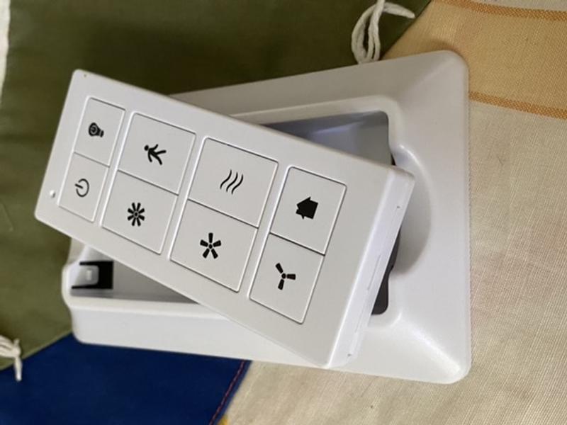 Fan includes a handy remote and wall Mount! Love having a remote to control the fan and light!