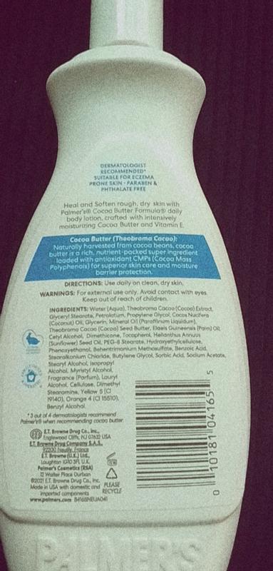 Palmer's Cocoa Butter Formula Body Lotion Soften Daily Skin Therapy Pack  3x400ml