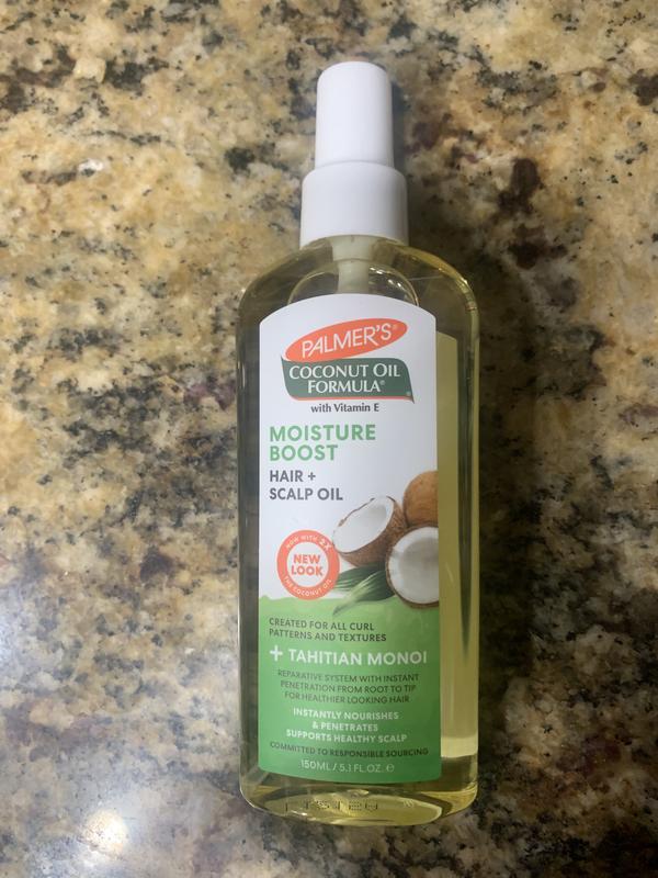 Palmers Coconut Oil Moisture Boost, Restorative Hair and Scalp Oil Spray,  Lasting Hydration and Shine for