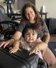With my granddaughter