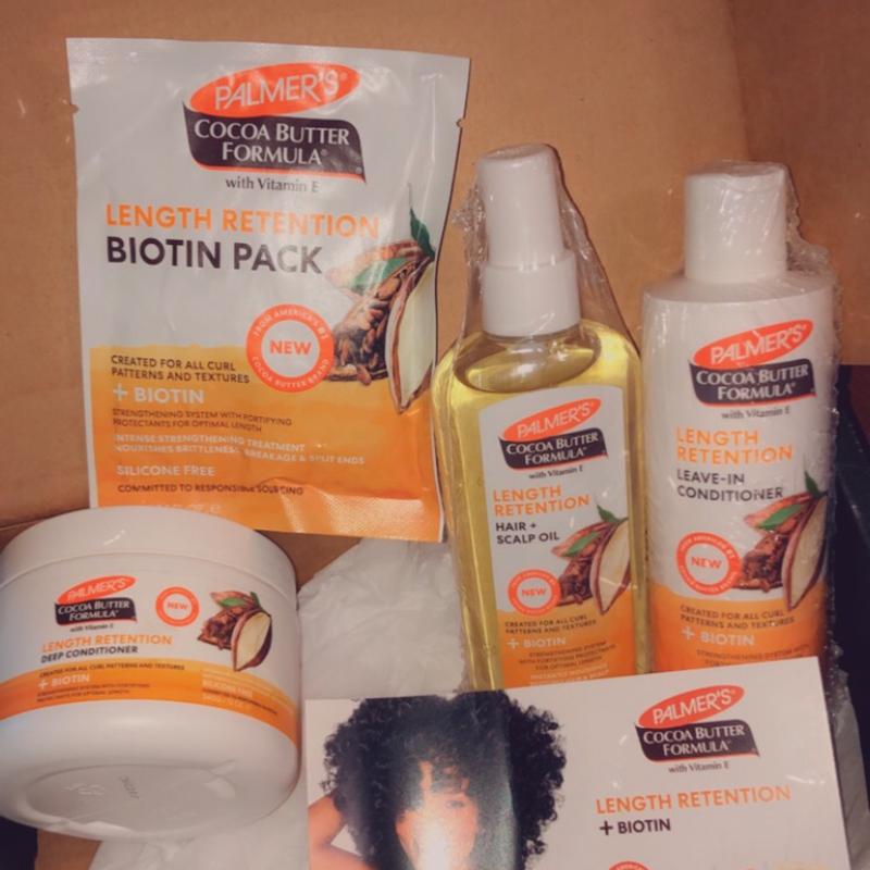 Palmers Cocoa Butter Formula “Length retention + Biotin” Voxbox! I