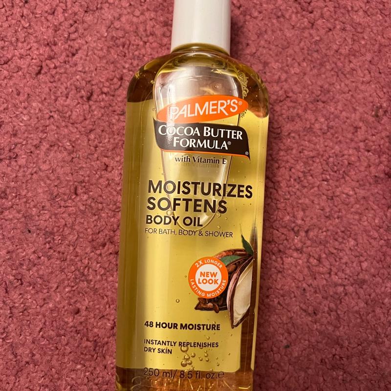 Palmer's Cocoa Butter Moisturizing Body Oil with Vitamin E, Radiant Looking  Glow and Skin Hydration, Instant Absorption, Bath, Body and Shower, 8.5