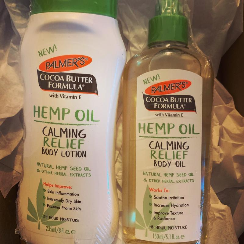 Palmer's Cocoa Butter Formula Hemp Oil Calming Relief Body Oil