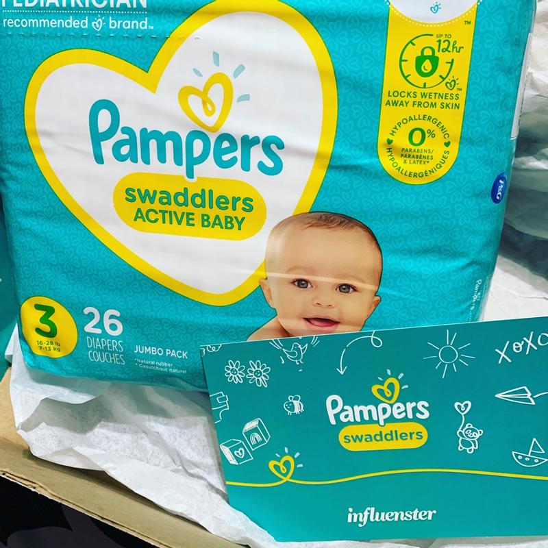 Pampers Swaddlers Active Baby Diaper Size 3 