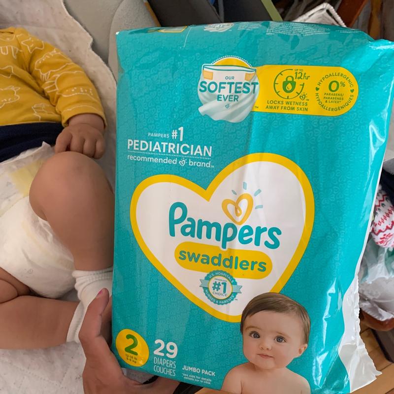 Pampers Swaddlers Overnight Diapers Super Pack - Size 7 - 36ct : Target