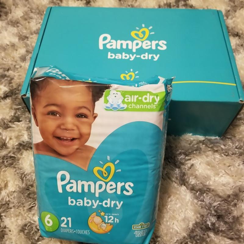  Pampers Baby Dry Diapers Size 6 96 Count : Everything Else