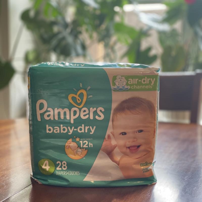 Pampers Baby-Dry - Pañales desechables absorbentes, talla 7, 88 unidades