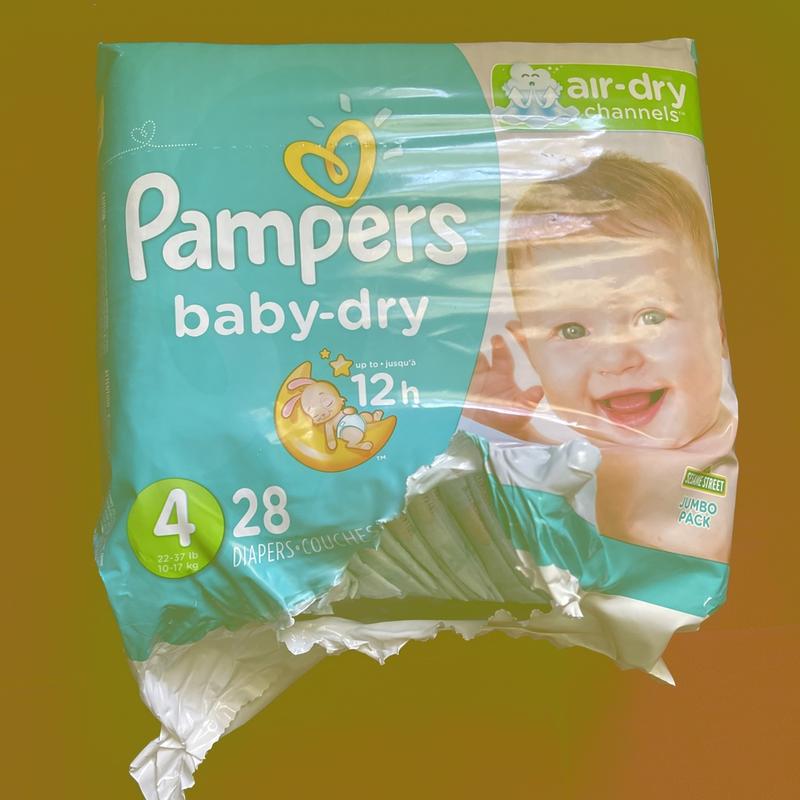 Pampers Baby Dry Nappy Pantal Taille 7 Essential Pack 25 par paquet