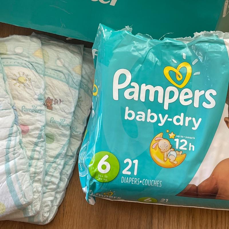 Diapers Size 6, 64 Count Pampers Baby Dry Disposable Baby Diapers
