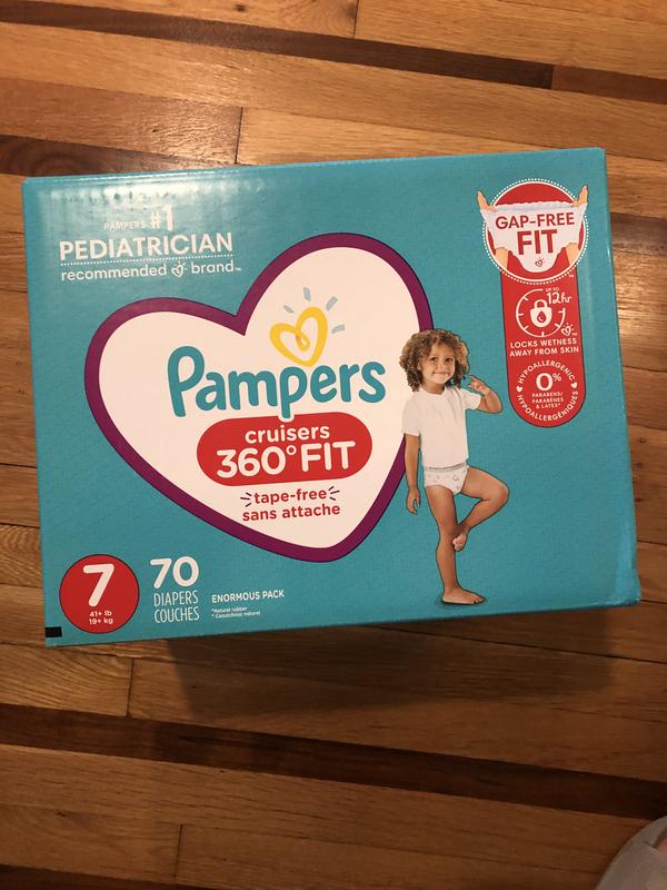 Pampers Cruisers 360 Diapers, Size 7, 44 Count