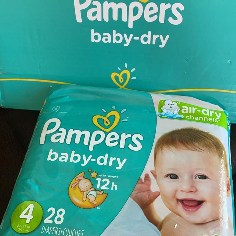 Pampers Couches - Taille 2 - baby dry - 37 piéces