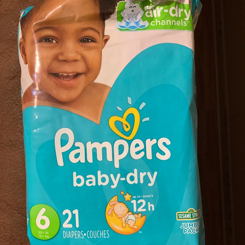  Pampers Baby Dry Diapers Size 6 96 Count : Everything Else