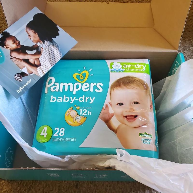 Pampers Baby Dry Sesame Street Size 7 Diapers 41+ lbs - 88 ct box