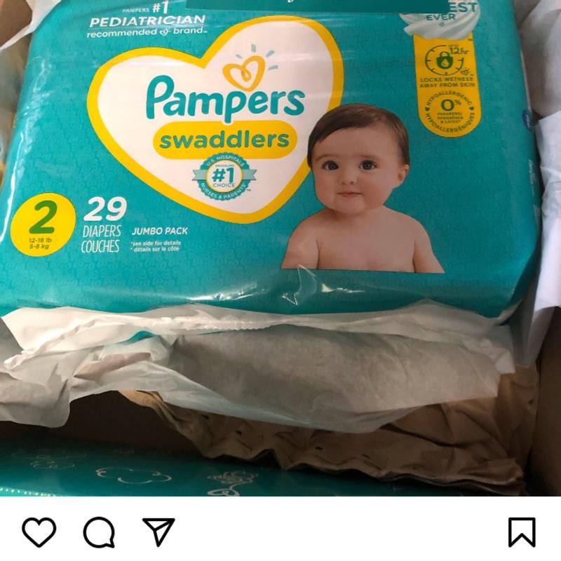 Pampers Swaddlers Diapers Jumbo Size 1