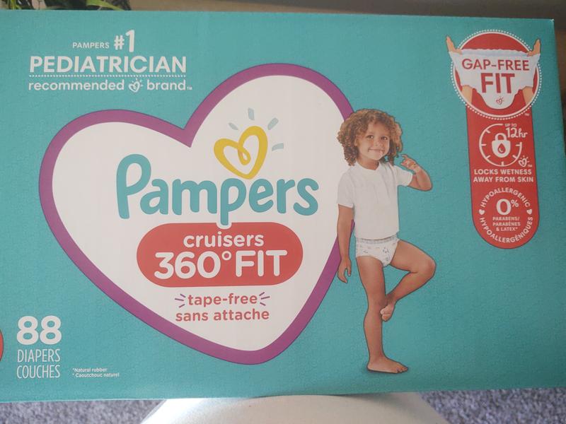 Pampers Diapers, Cruisers 360, Size 7 (41+ lb), Super Pack 44 ea, Shop