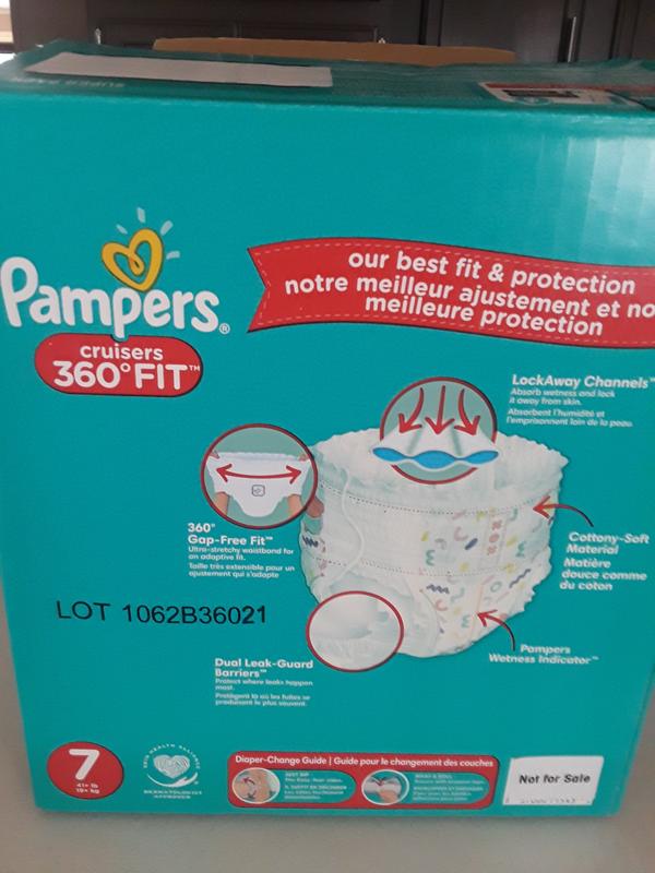 Pampers size best sale 6 360 fit