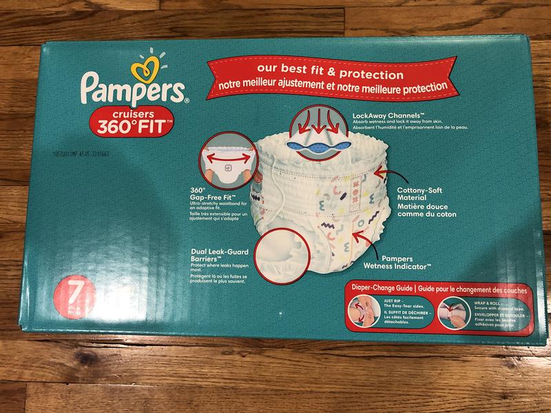  Diapers Size 3, 74 Count - Pampers Pull On Cruisers 360° Fit  Disposable Baby Diapers with Stretchy Waistband, Super Pack (Packaging May  Vary) : Everything Else