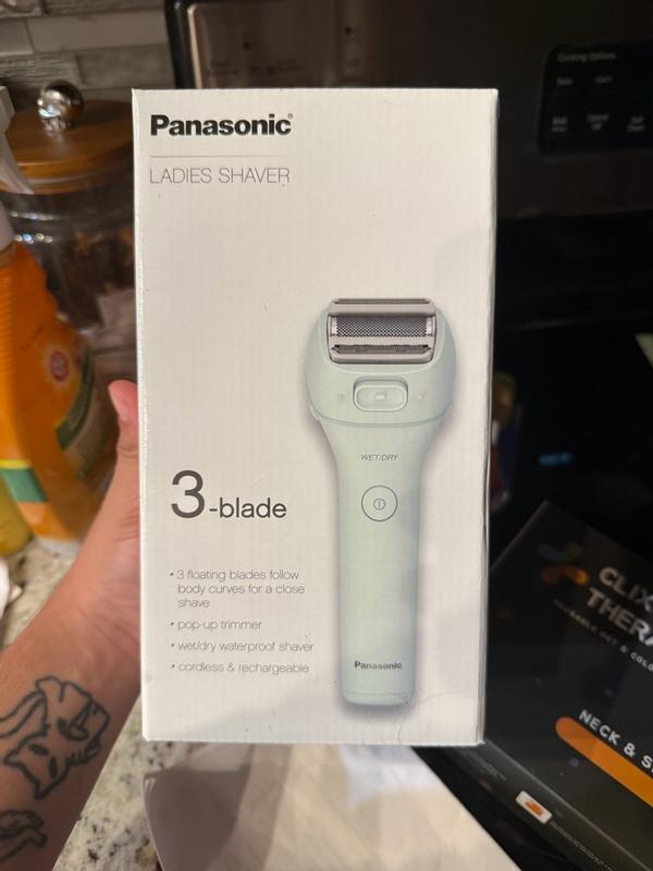 Panasonic 3-Blade Women's Electric Shaver with Pop-Up Trimmer - ES