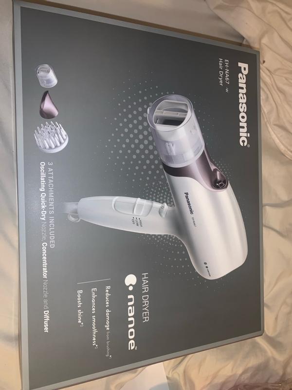 Panasonic nanoe™ Hair Dryer with 3 Styling Attachments including