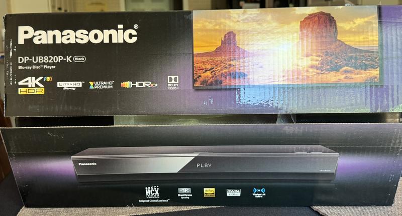Panasonic 4K Streaming Blu-ray Player with Dobly Vision 7.1, Ultra