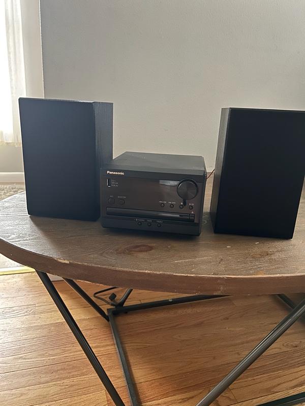 Full Range Speaker Stereo System with CD, Bluetooth and Radio