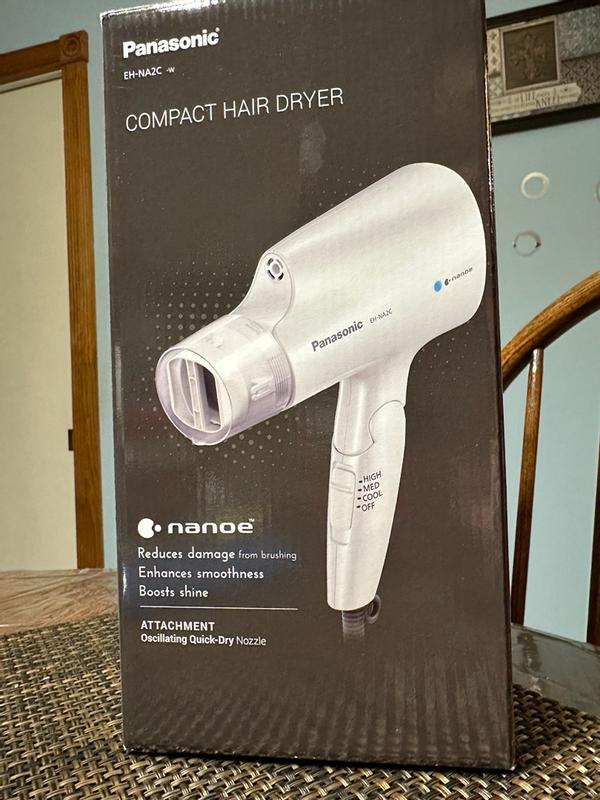 Panasonic nanoe™ Compact Travel Hair Dryer with Oscillating Quick