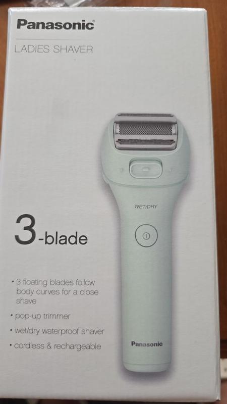 Panasonic 3-Blade Women's Electric Shaver with Pop-Up Trimmer - ES