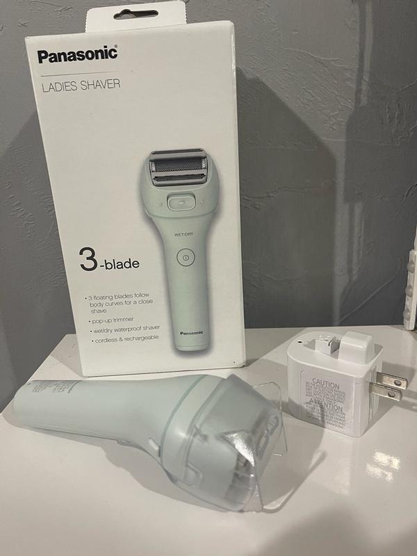 Panasonic 3-Blade Women's Electric Shaver with Pop-Up Trimmer - ES