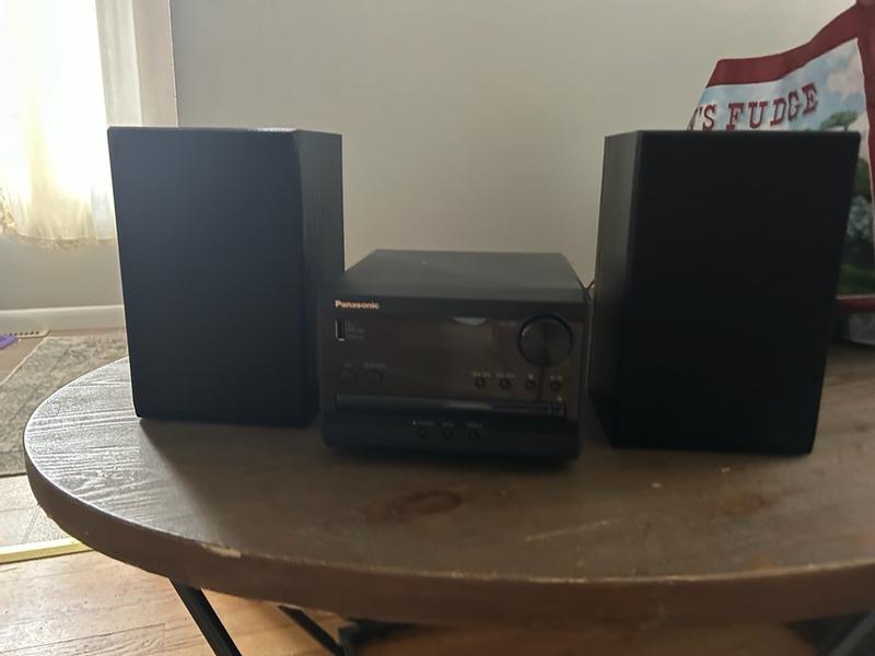 Full Range Speaker Stereo System with CD, Bluetooth and Radio