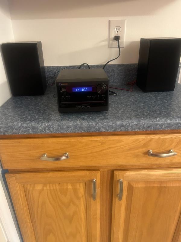 Full Range Speaker Stereo System with CD, Bluetooth and Radio