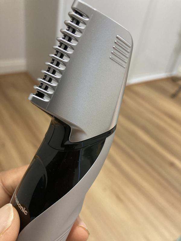 Panasonic Body Hair Groomer with 3 Comb Attachments - ER-GK60-S