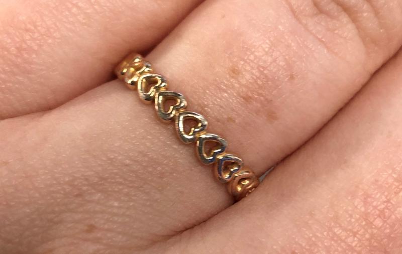 Pandora linked love online ring gold