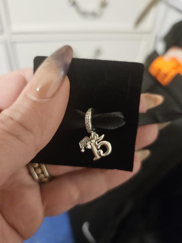 15th Birthday Dangle Charm Sterling silver Pandora US