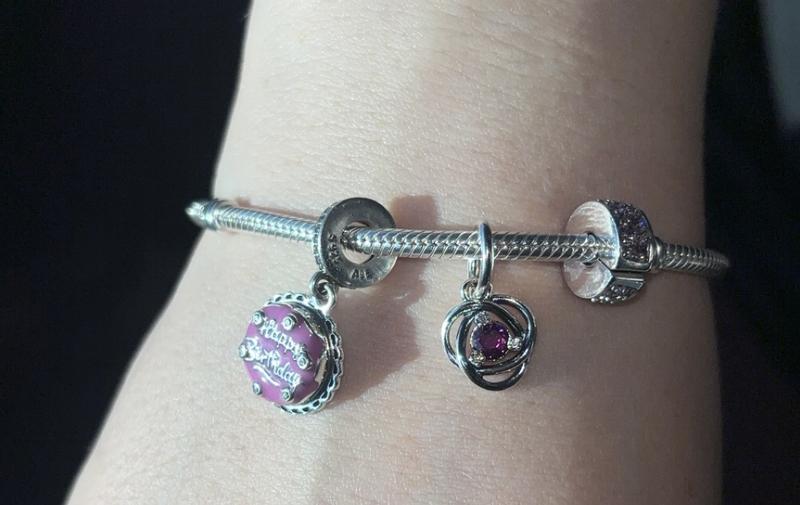 Pink Pavé Clip Charm | Sterling silver | Pandora US