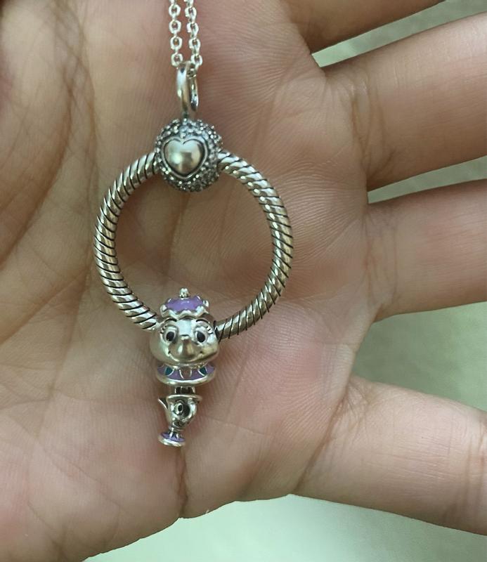Disney Beauty and the Beast Mrs. Potts and Chip Dangle Charm