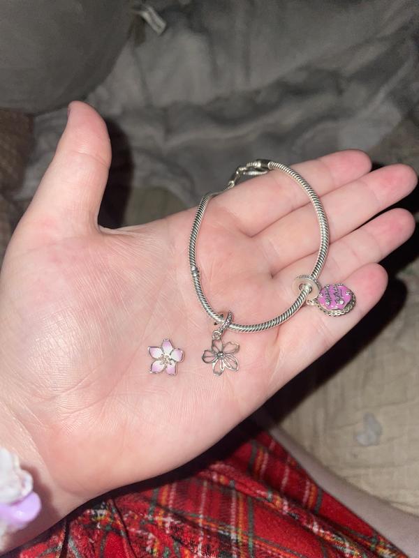Cherry Blossom Dangle Charm Sterling silver Pandora US