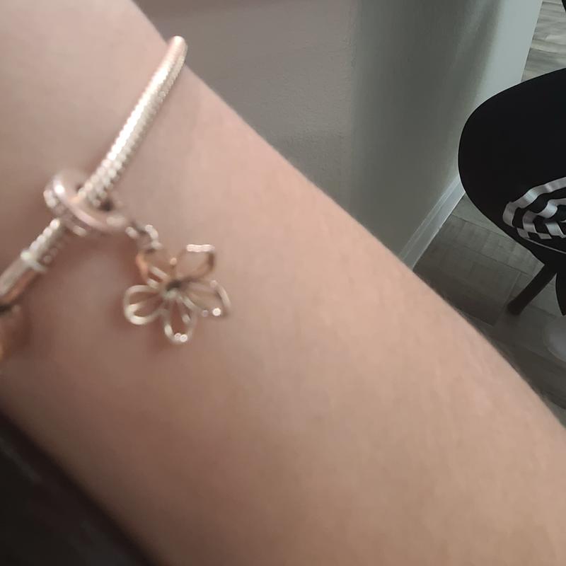 パンドラ チャーム 桜 シルバー チェリーブロッサム サクラ シルバー ダングル チャーム
