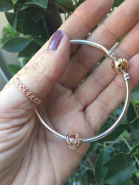 Linked Love Ring in Pandora Rose Rose gold plated Pandora US