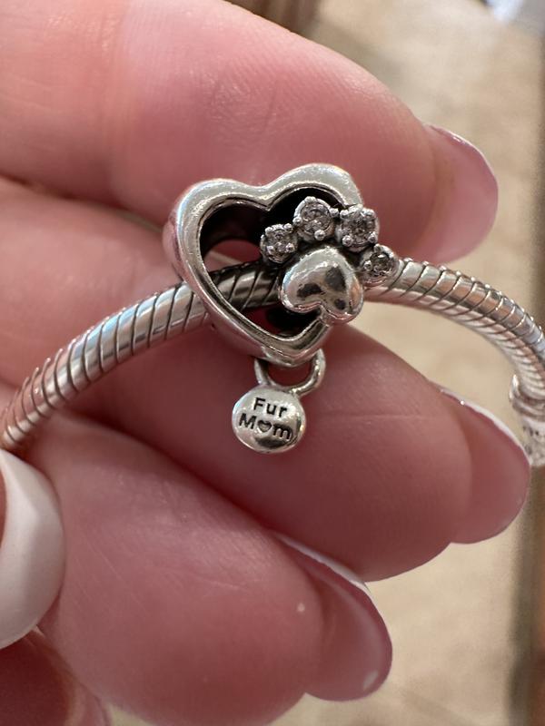 PANDORA Sparkling Paw best Print Charm