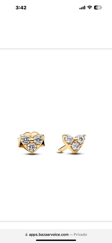 Pandora 3 stone earrings hotsell